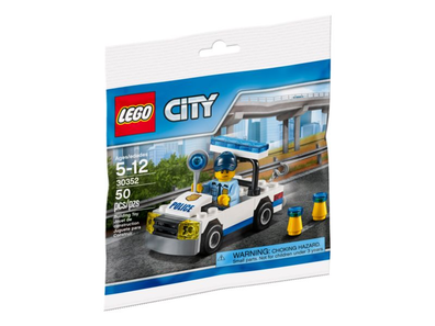 LEGO Set-Police Car (Polybag)-Town / City / Police-30352-1-Creative Brick Builders